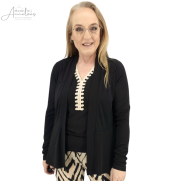 Batida Vest LM losvallend - Zwart Batida Vest LM losvallend - Zwart